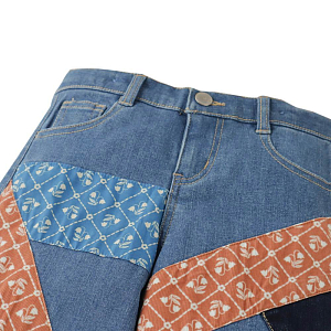 Брюки джинсовые Gingersnaps "Harley Patchwork", синие